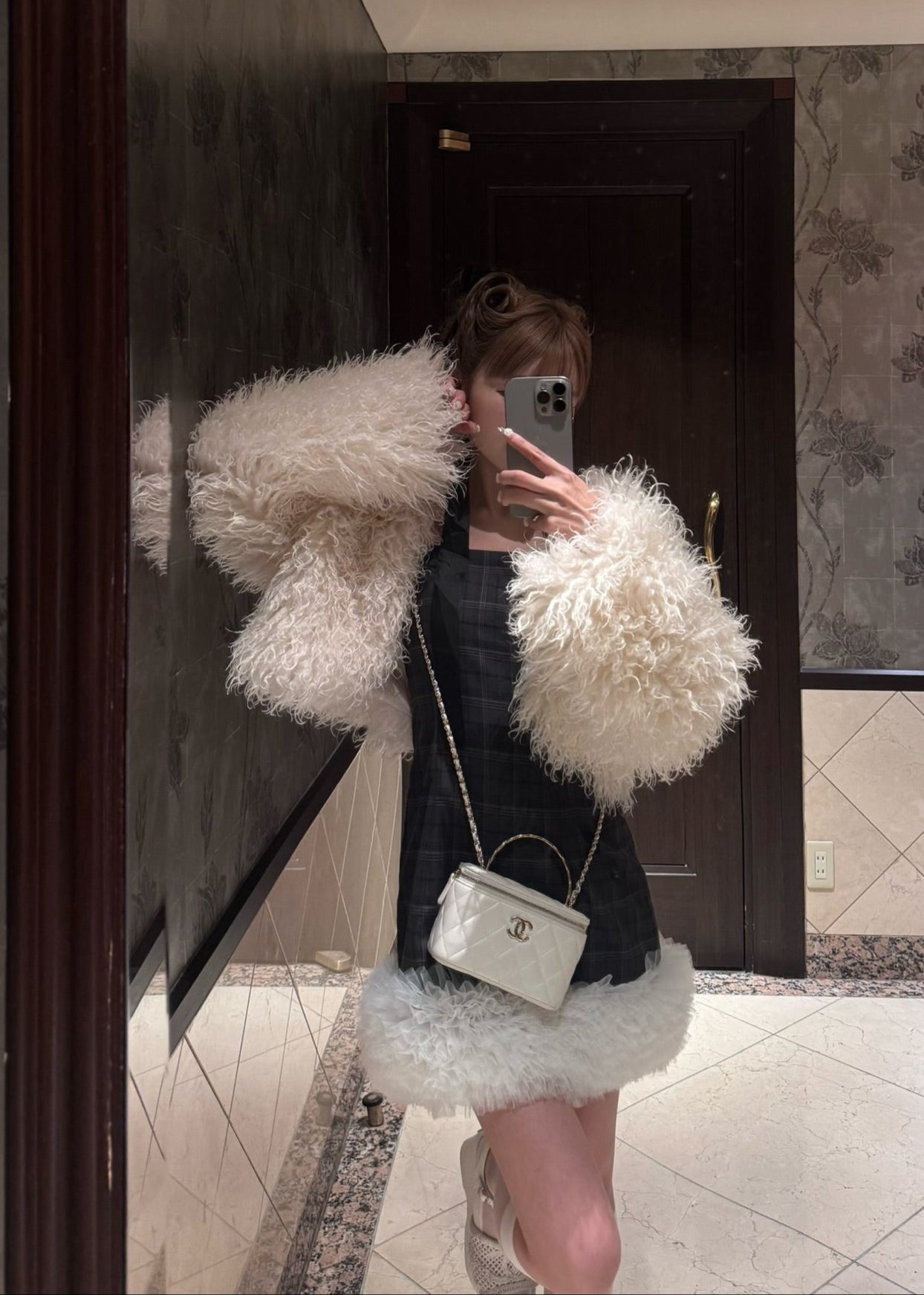 Fluffy fur jacket