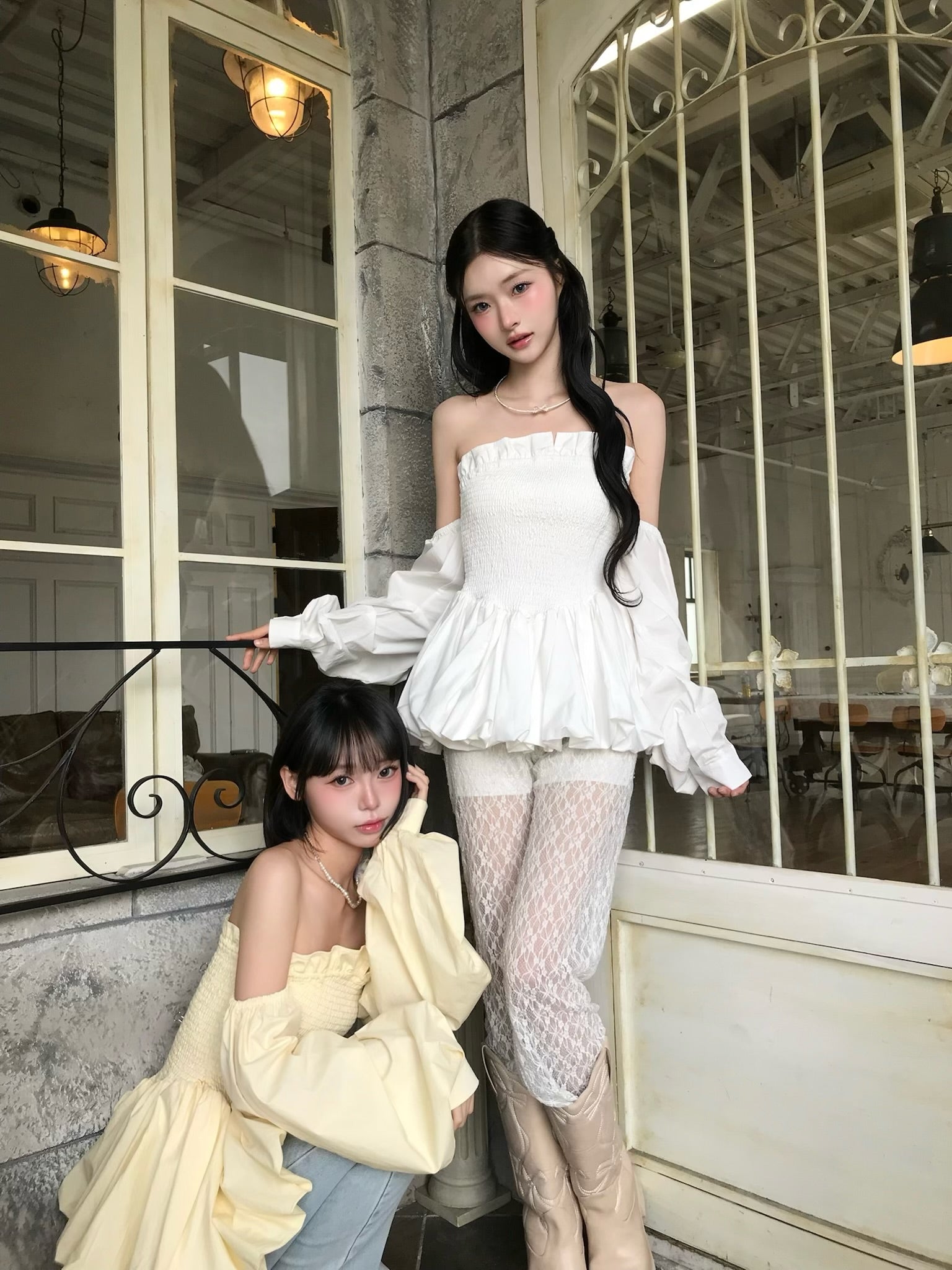 2way peplum shirts tops