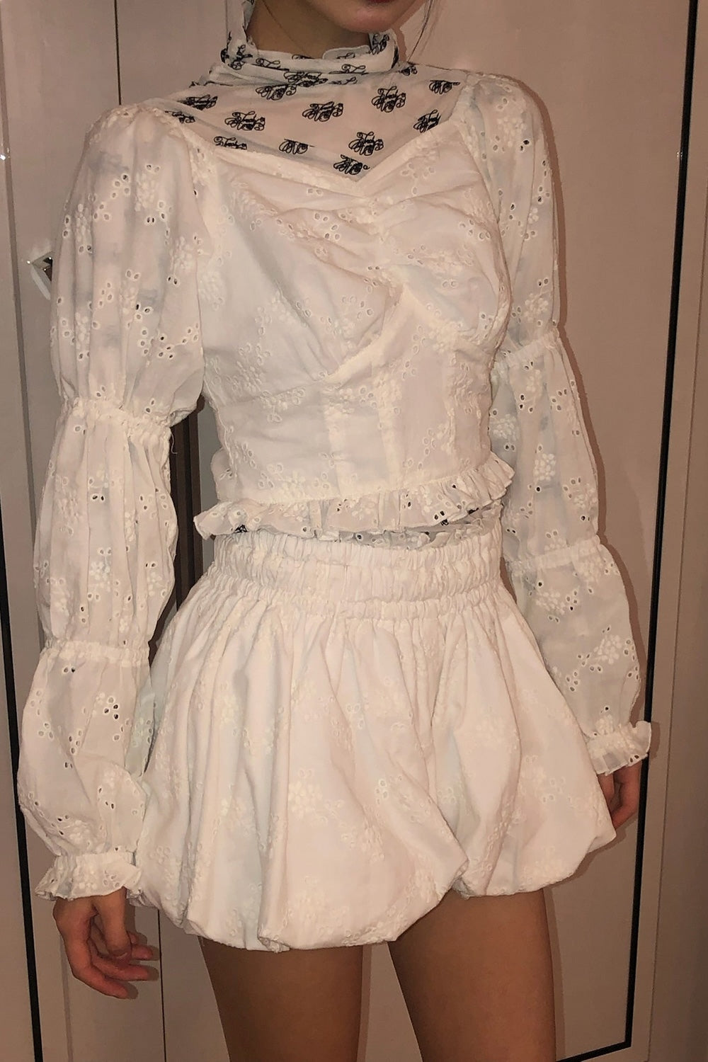 Back Open Peony Top