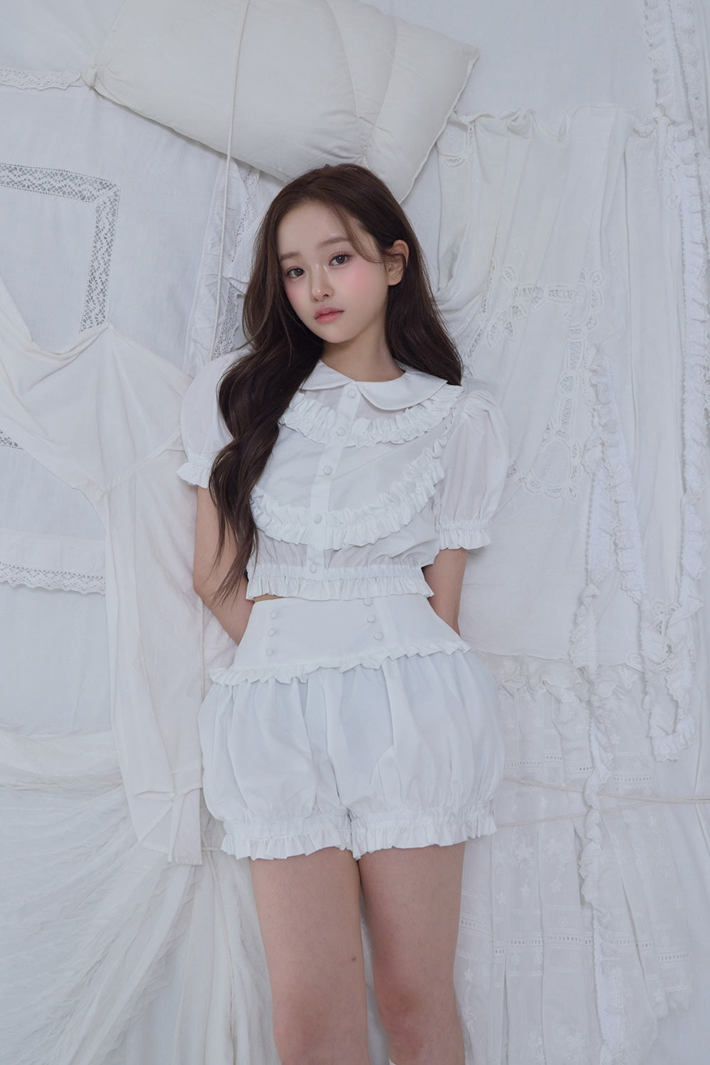 Baby frill blouse