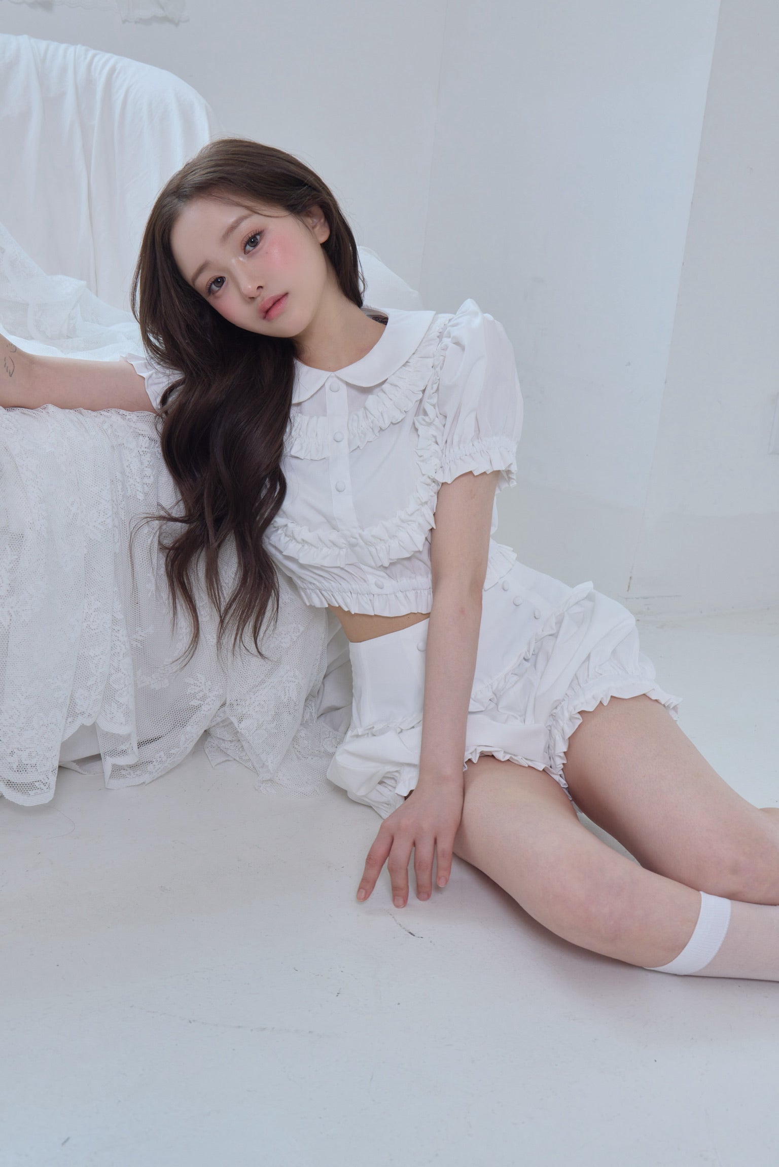 Baby frill blouse