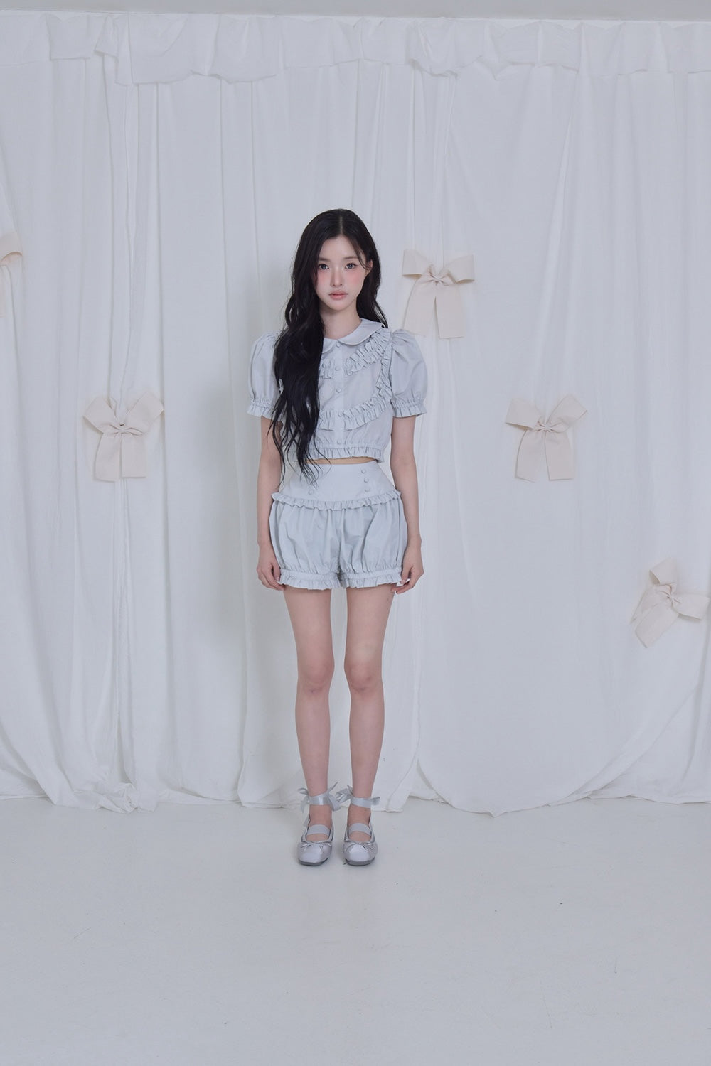 Baby frill blouse