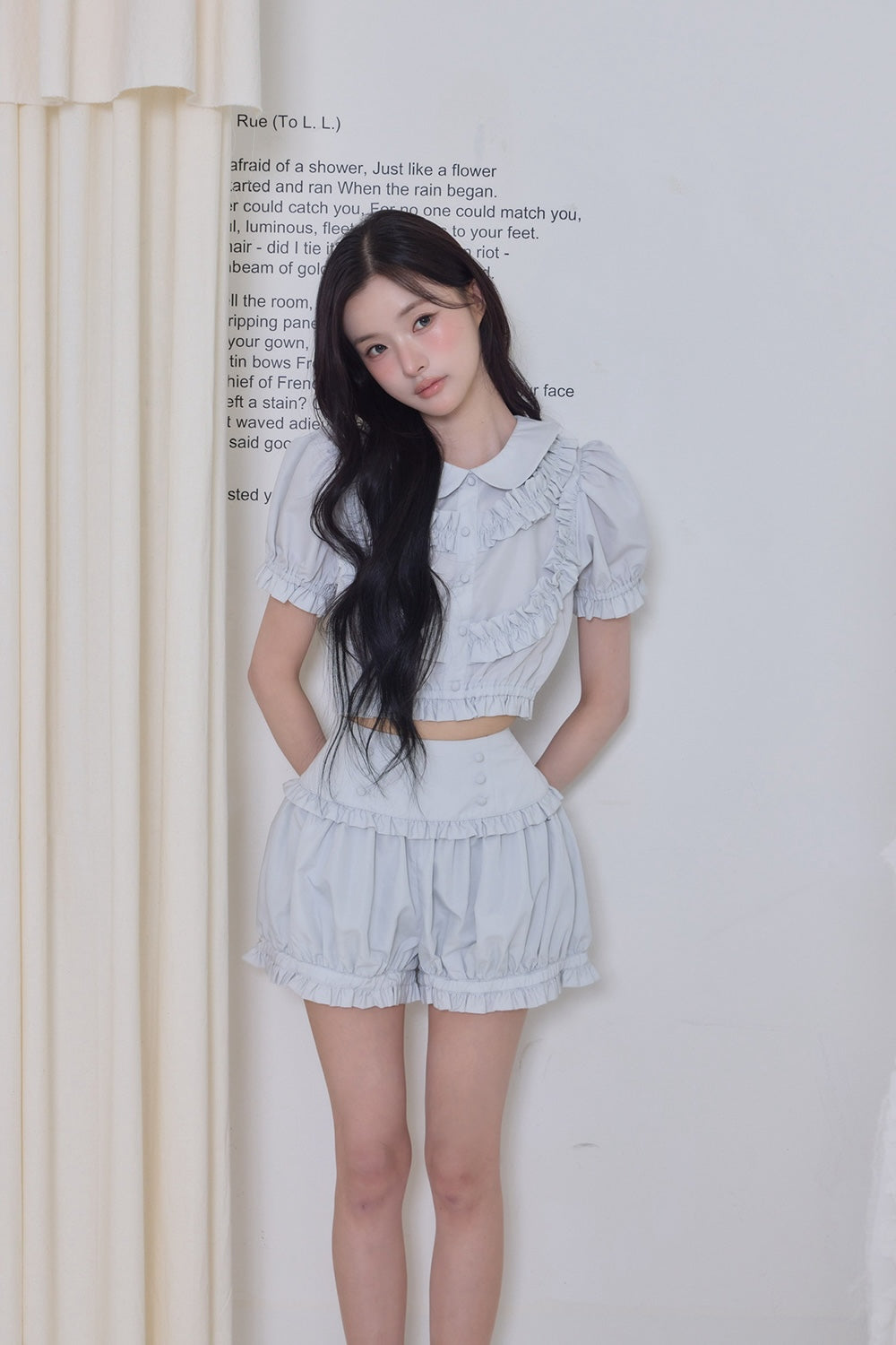 Baby frill blouse
