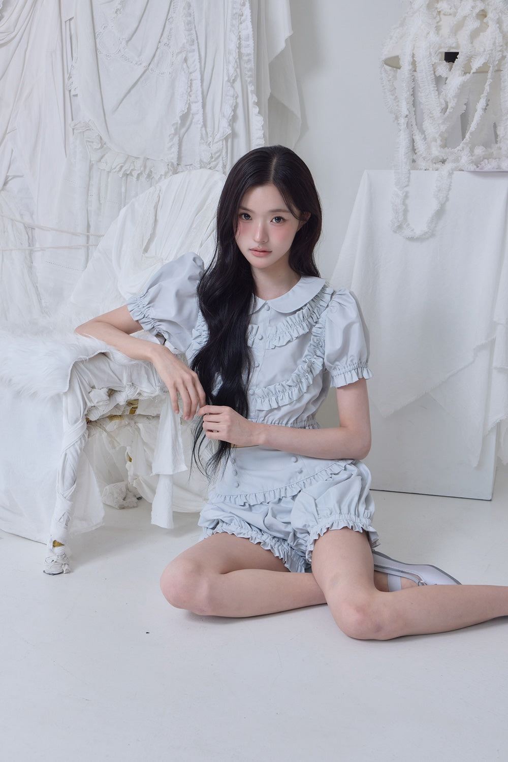 Baby frill blouse
