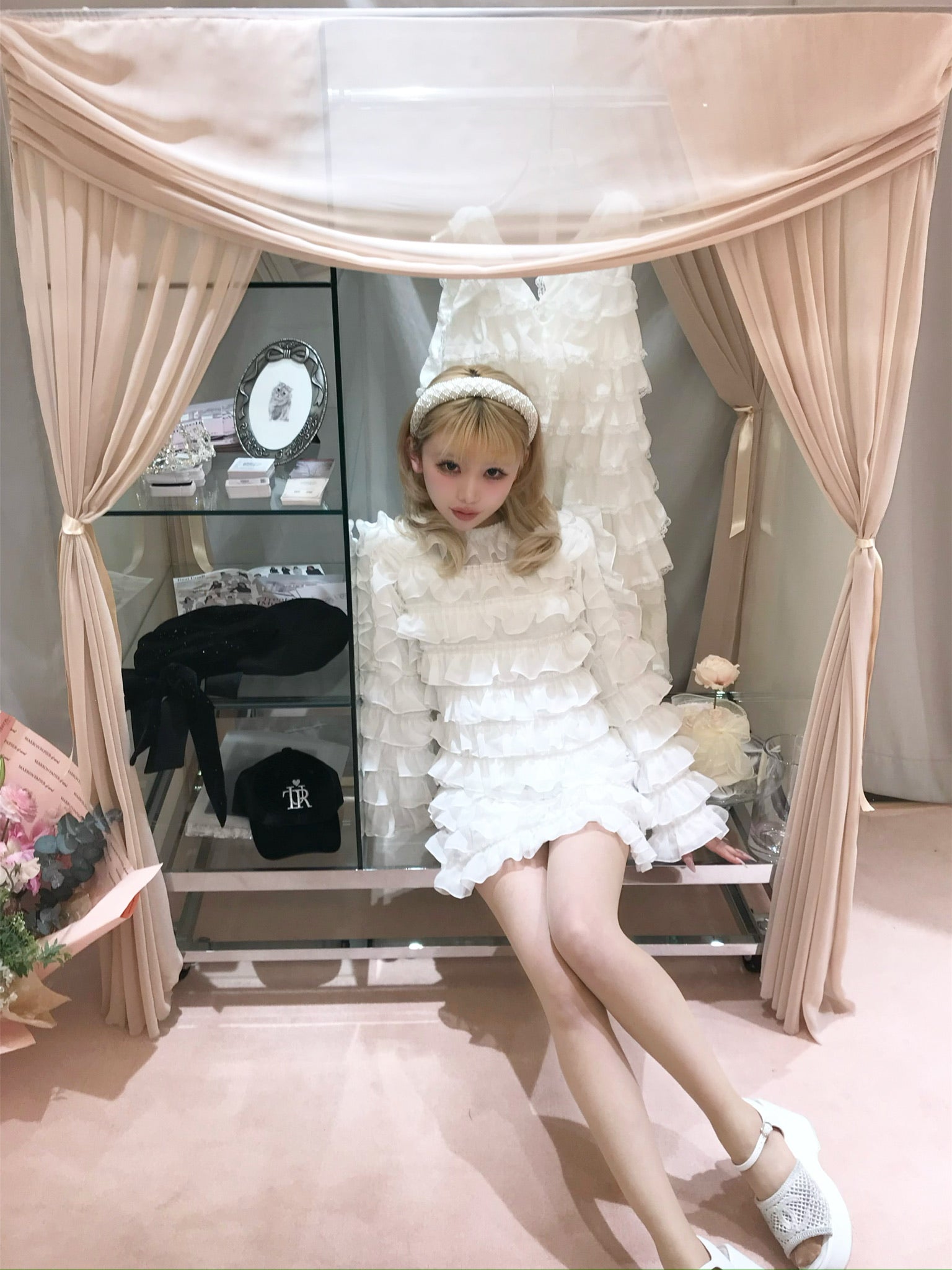 sweet pea chiffon frill tops