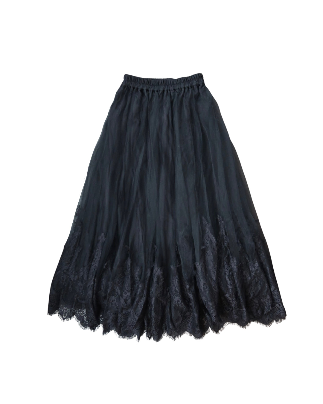 【予約販売2月中旬〜下旬】Clara Tulle Lace Long Skirt