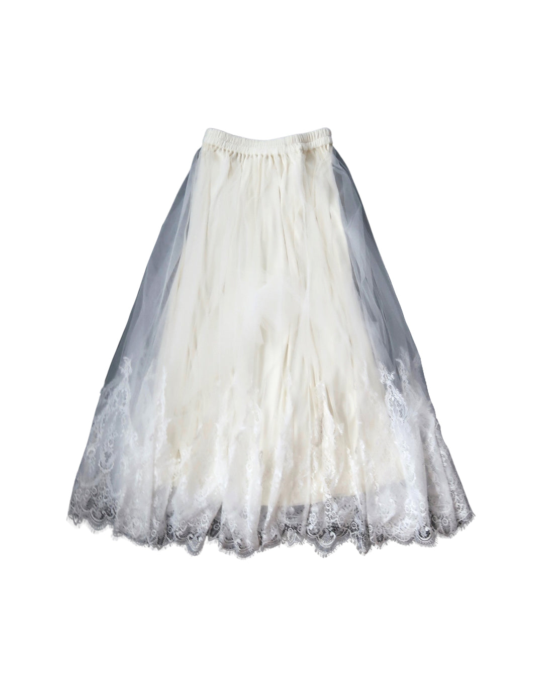 【予約販売2月中旬〜下旬】Clara Tulle Lace Long Skirt