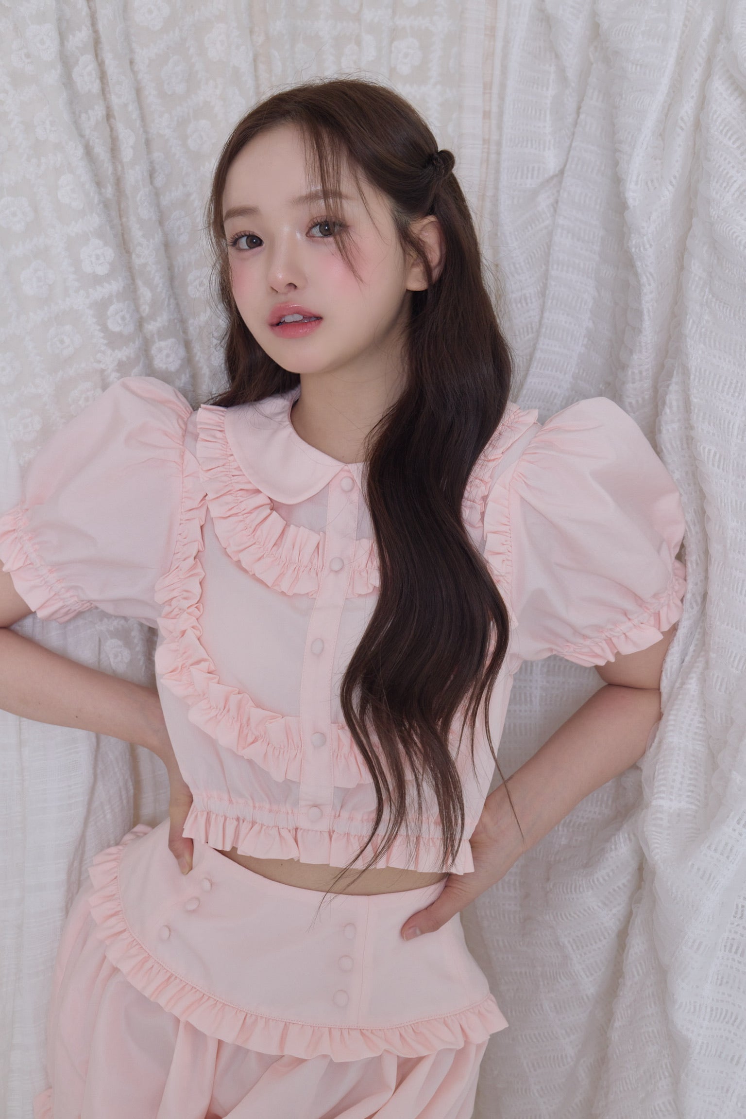 Baby frill blouse