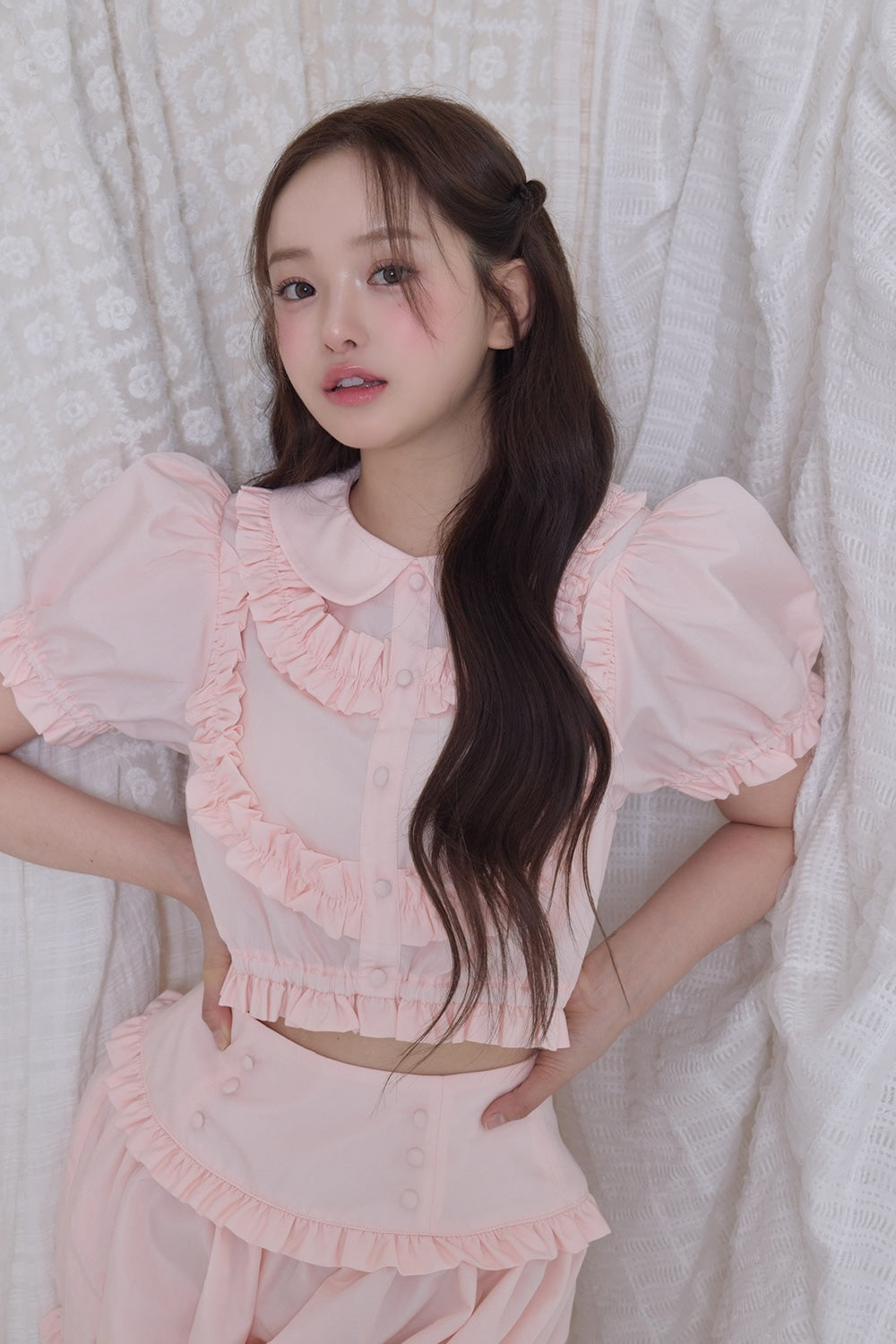 Baby frill blouse