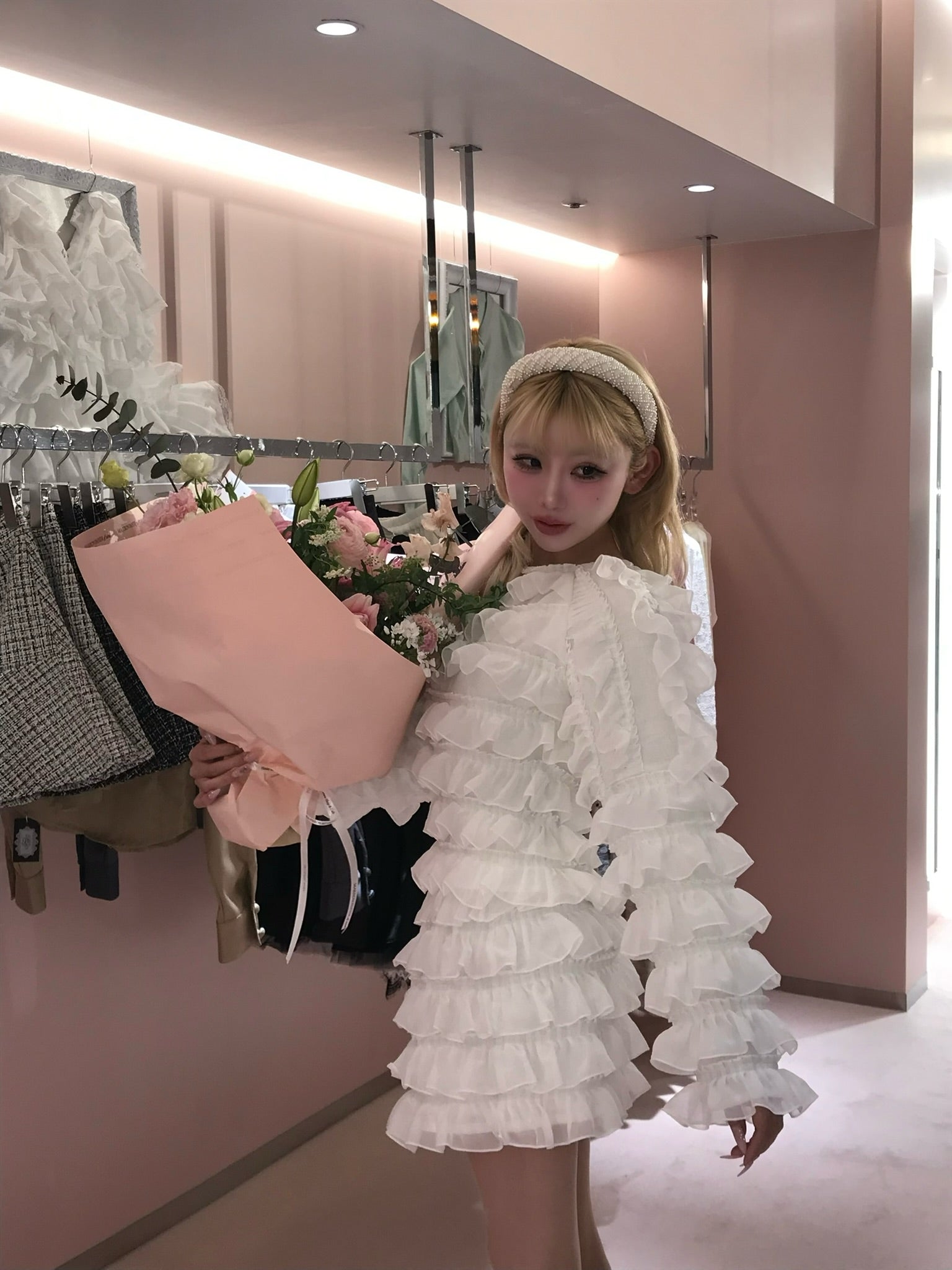 sweet pea chiffon frill tops