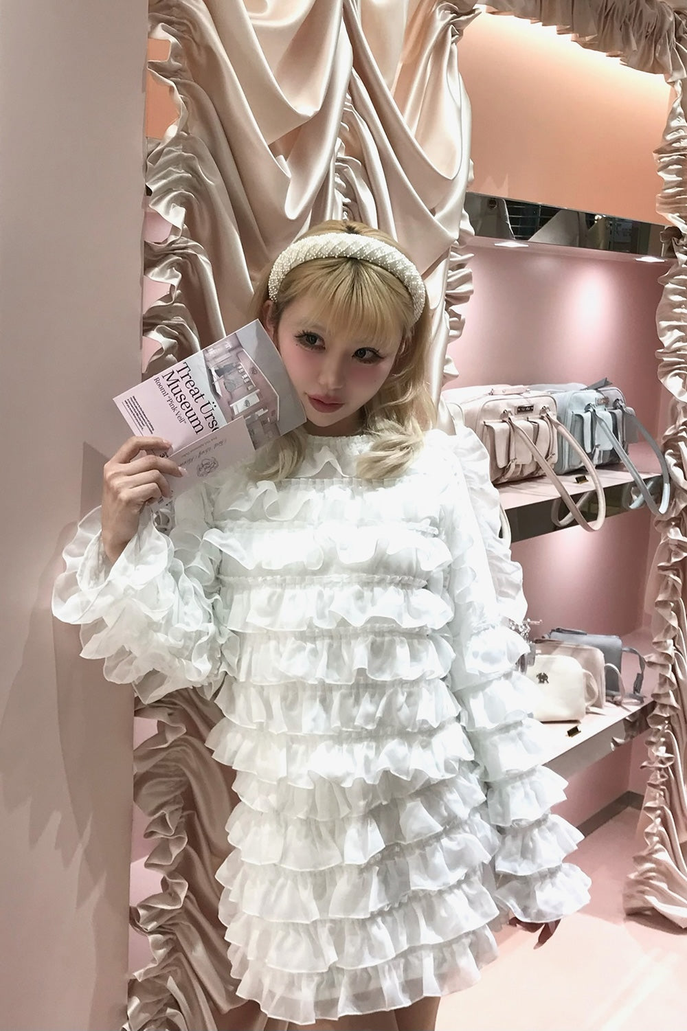 sweet pea chiffon frill tops