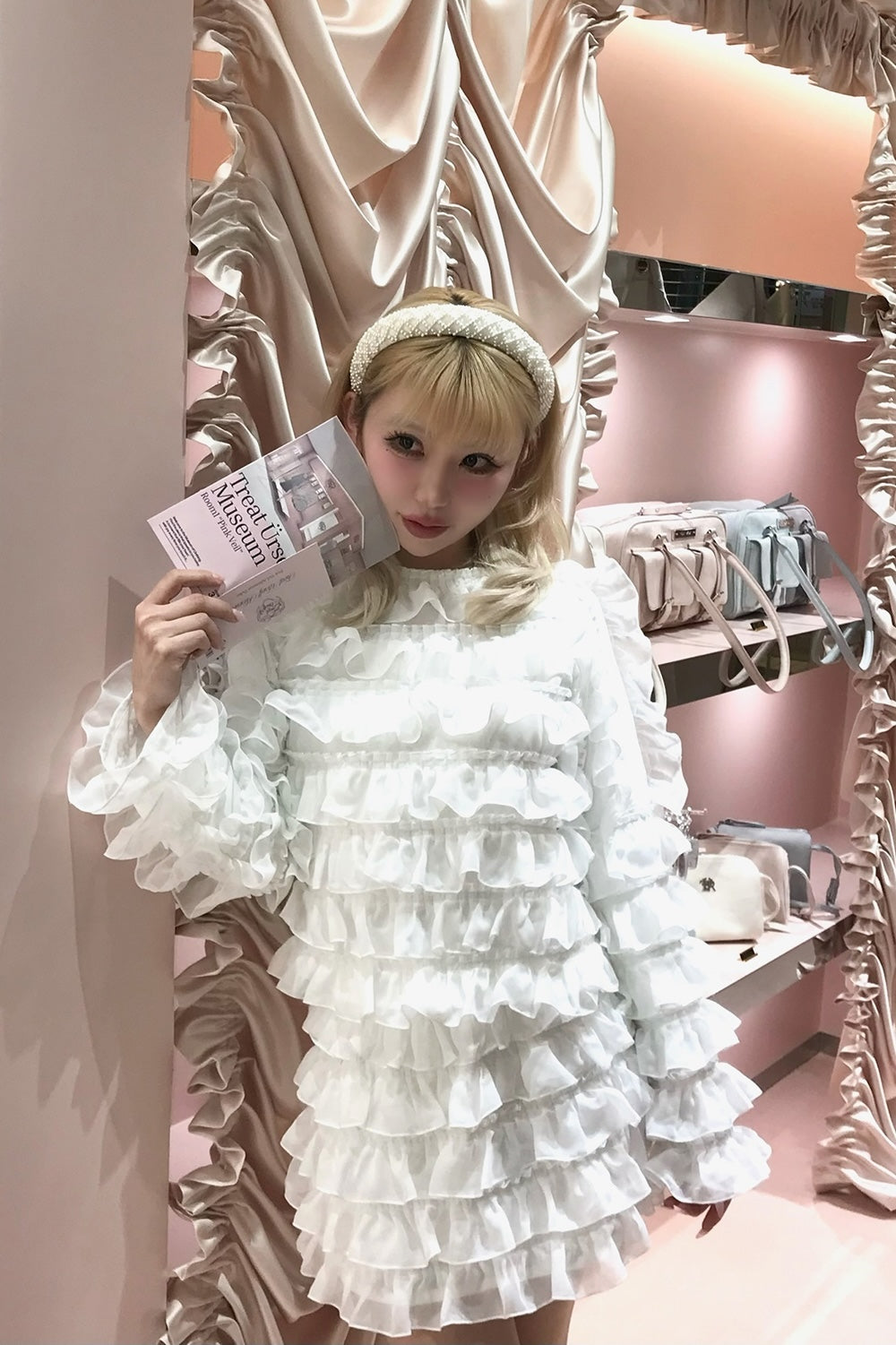 sweet pea chiffon frill skirt