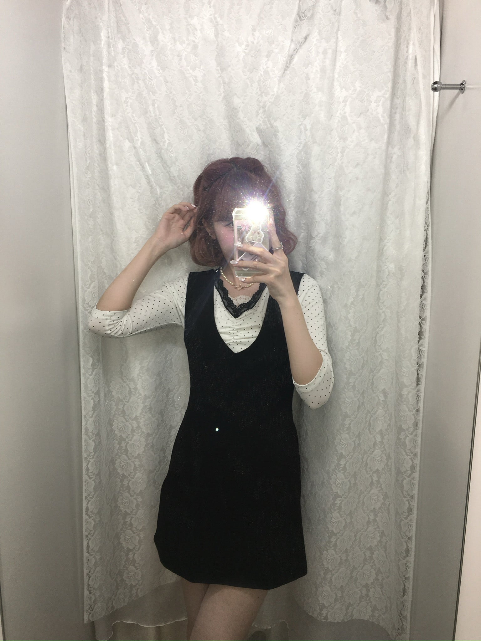 classy line jumper skirt