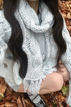 vintage like cable knit
