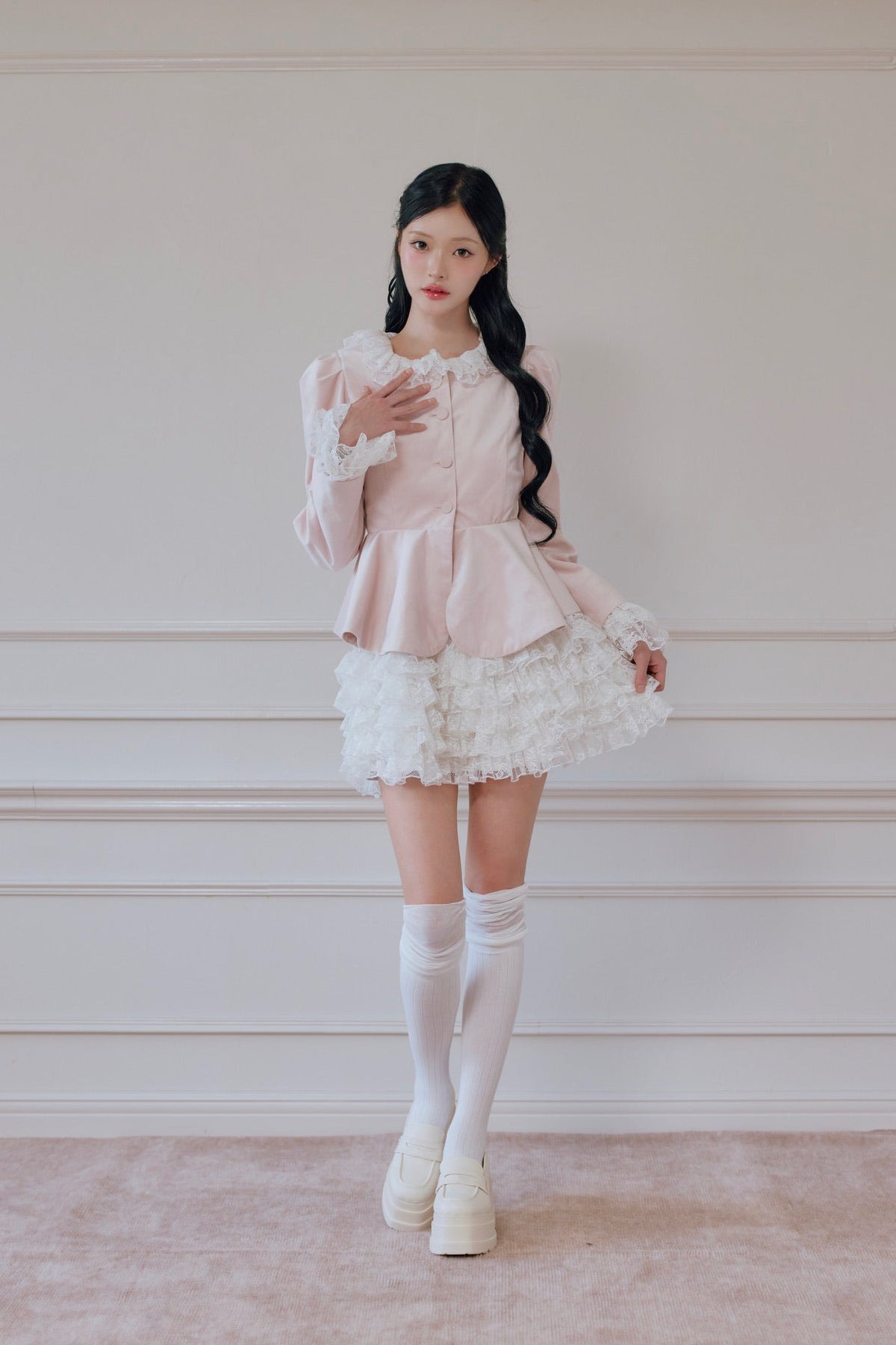スカート Treat Urself Russell Lace Tutu Russell lace mini skirt – Treat Ürself