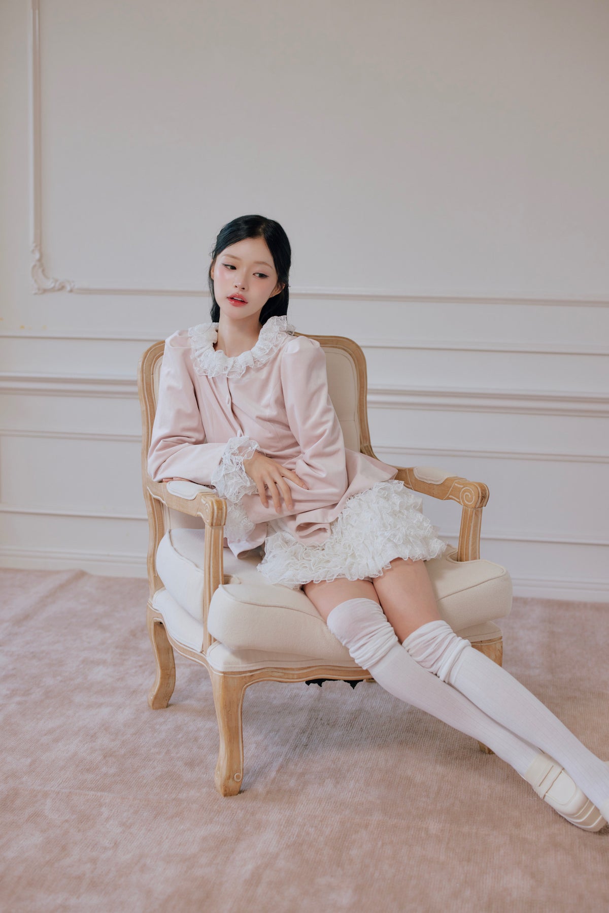 classical peplum jacket