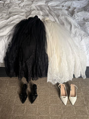 Clara Tulle Lace Long Skirt