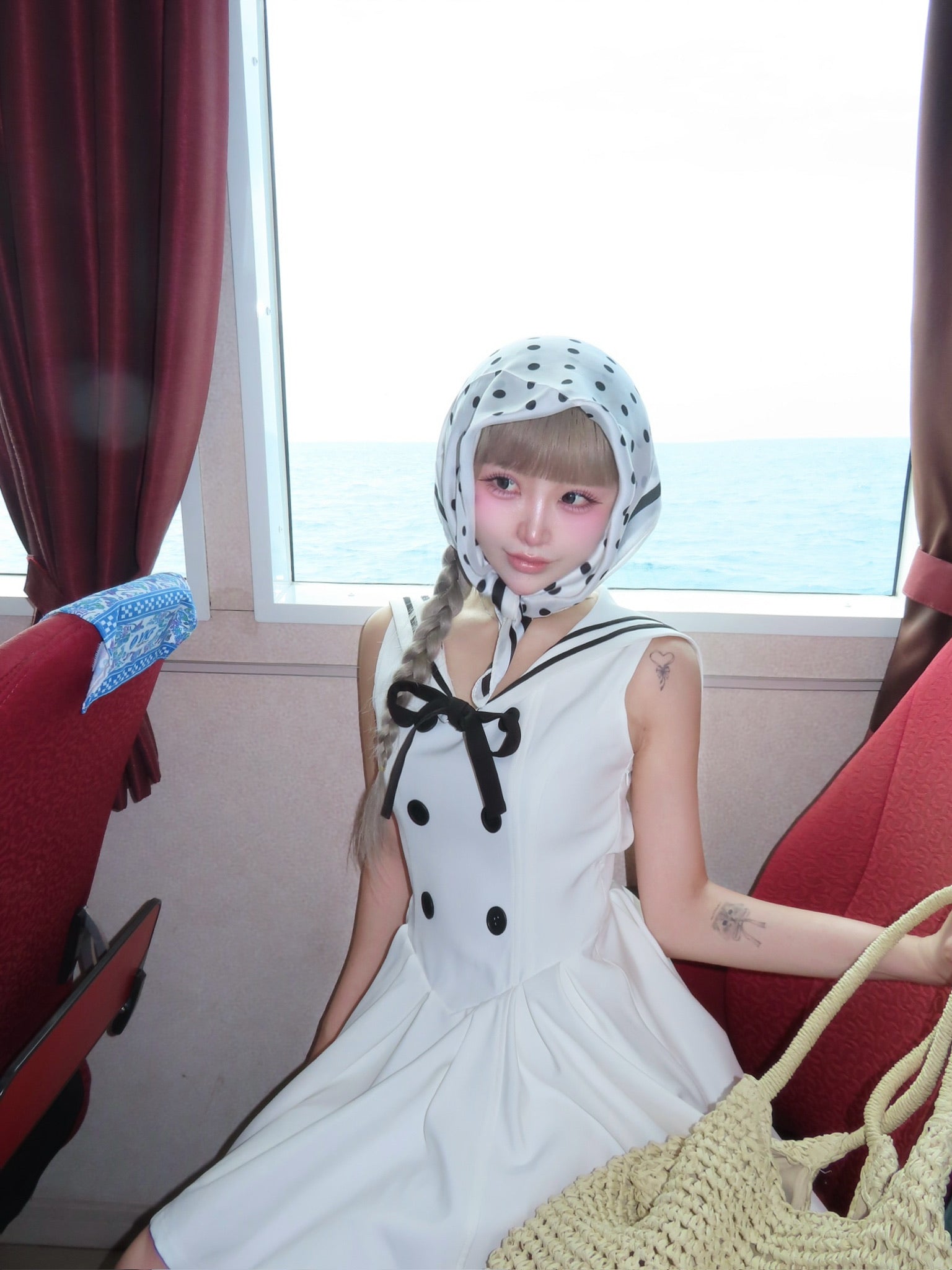 Marine sailor mini one-piece
