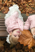 vintage like cable knit