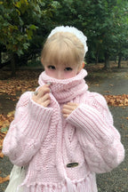 vintage like cable knit