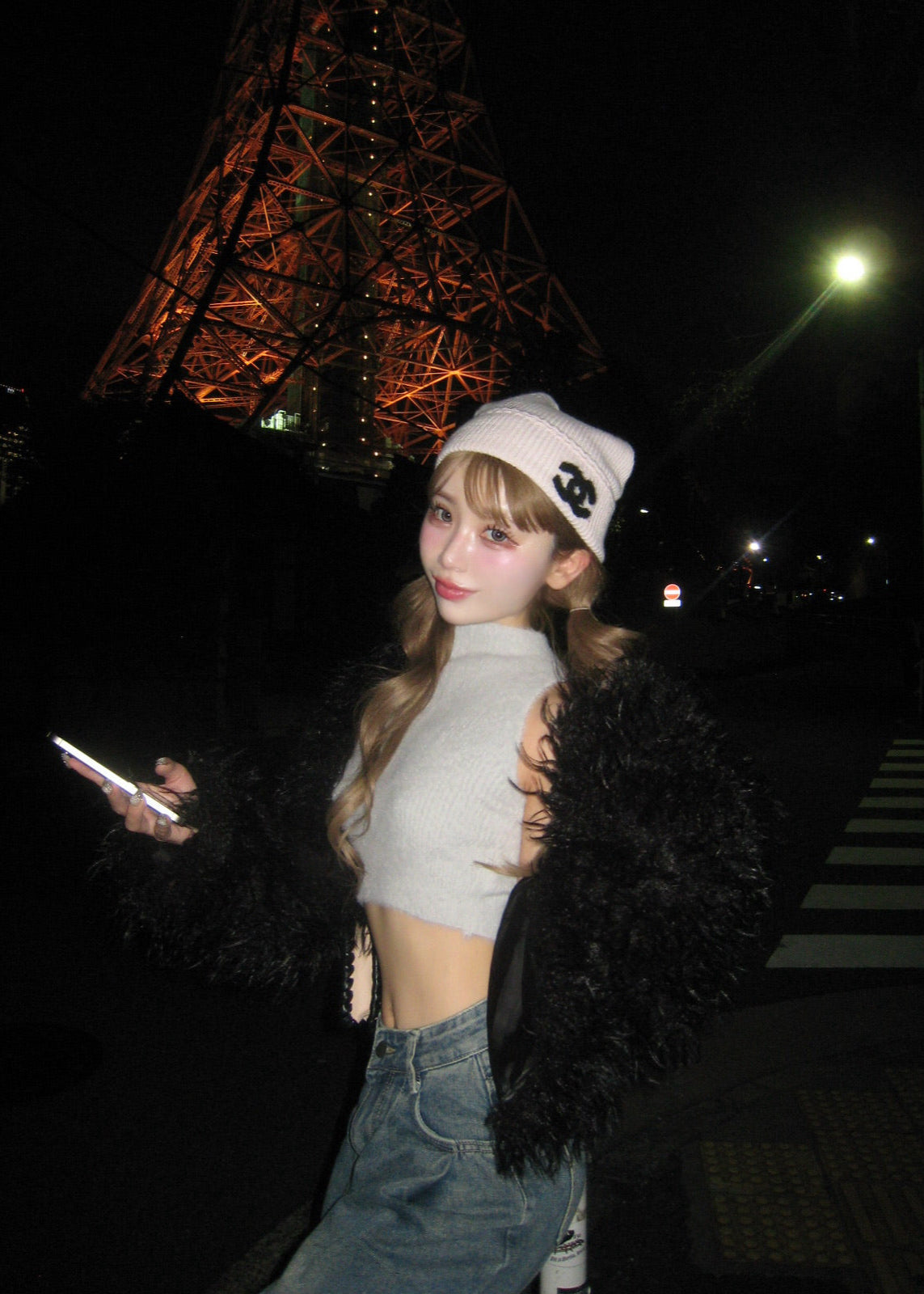 Fluffy fur jacket