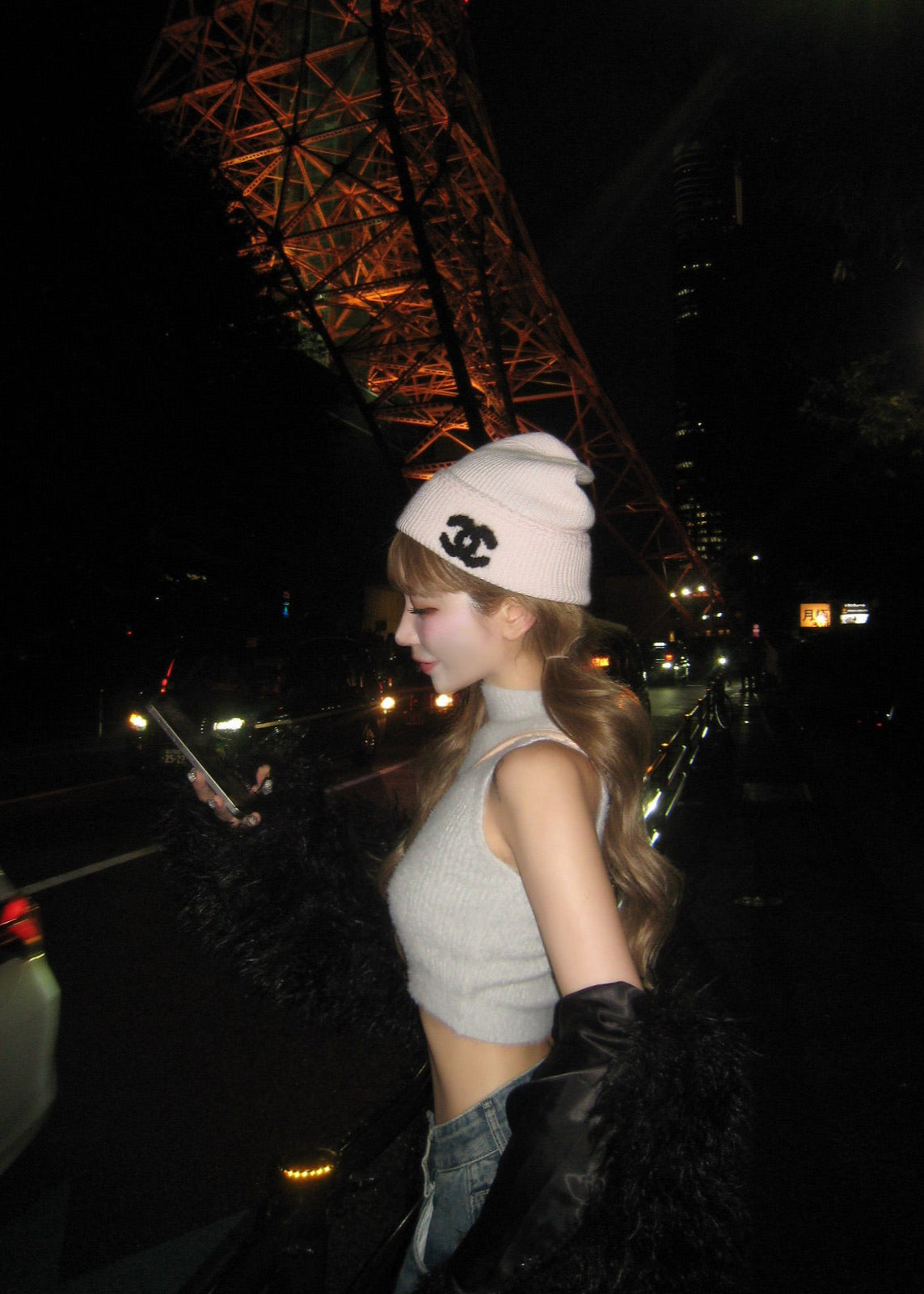 Fluffy fur jacket