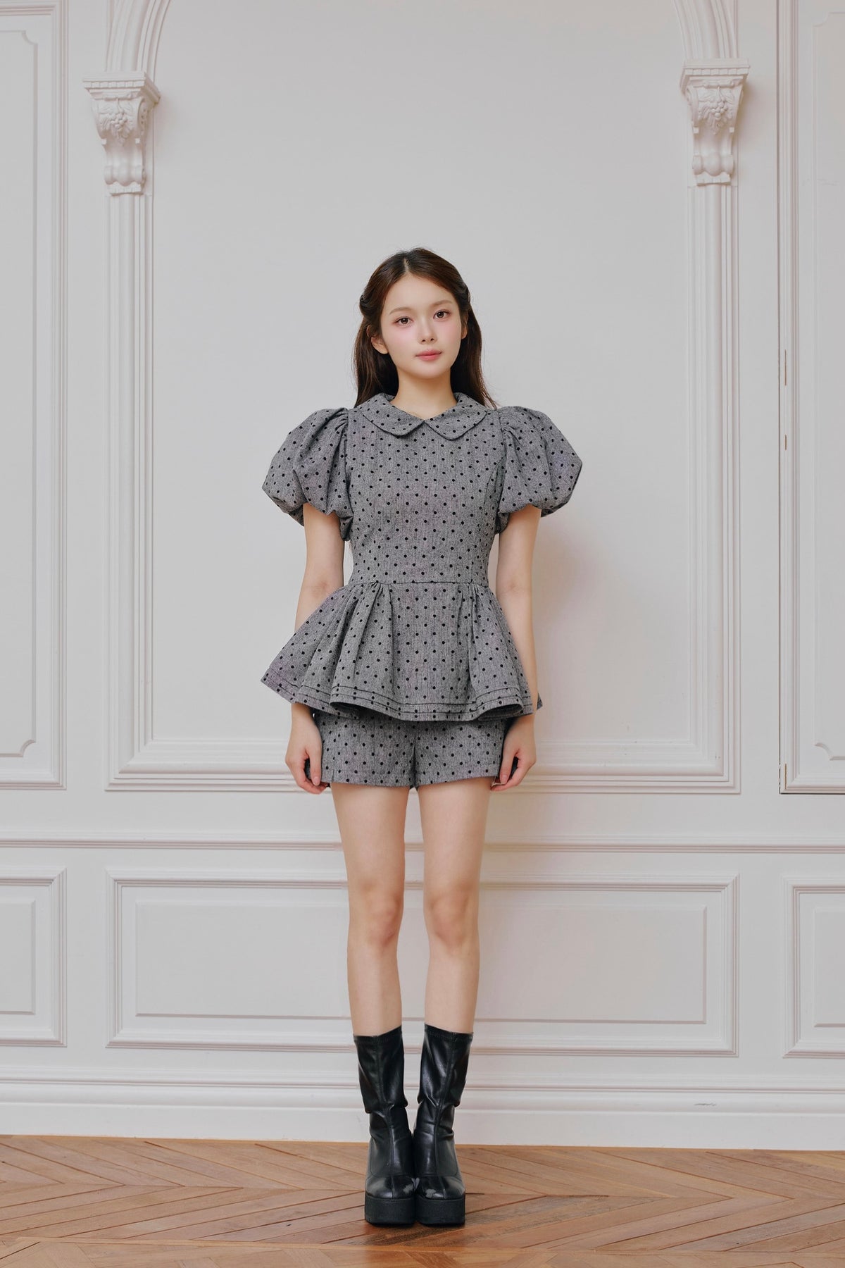 Daisy tweed short pants