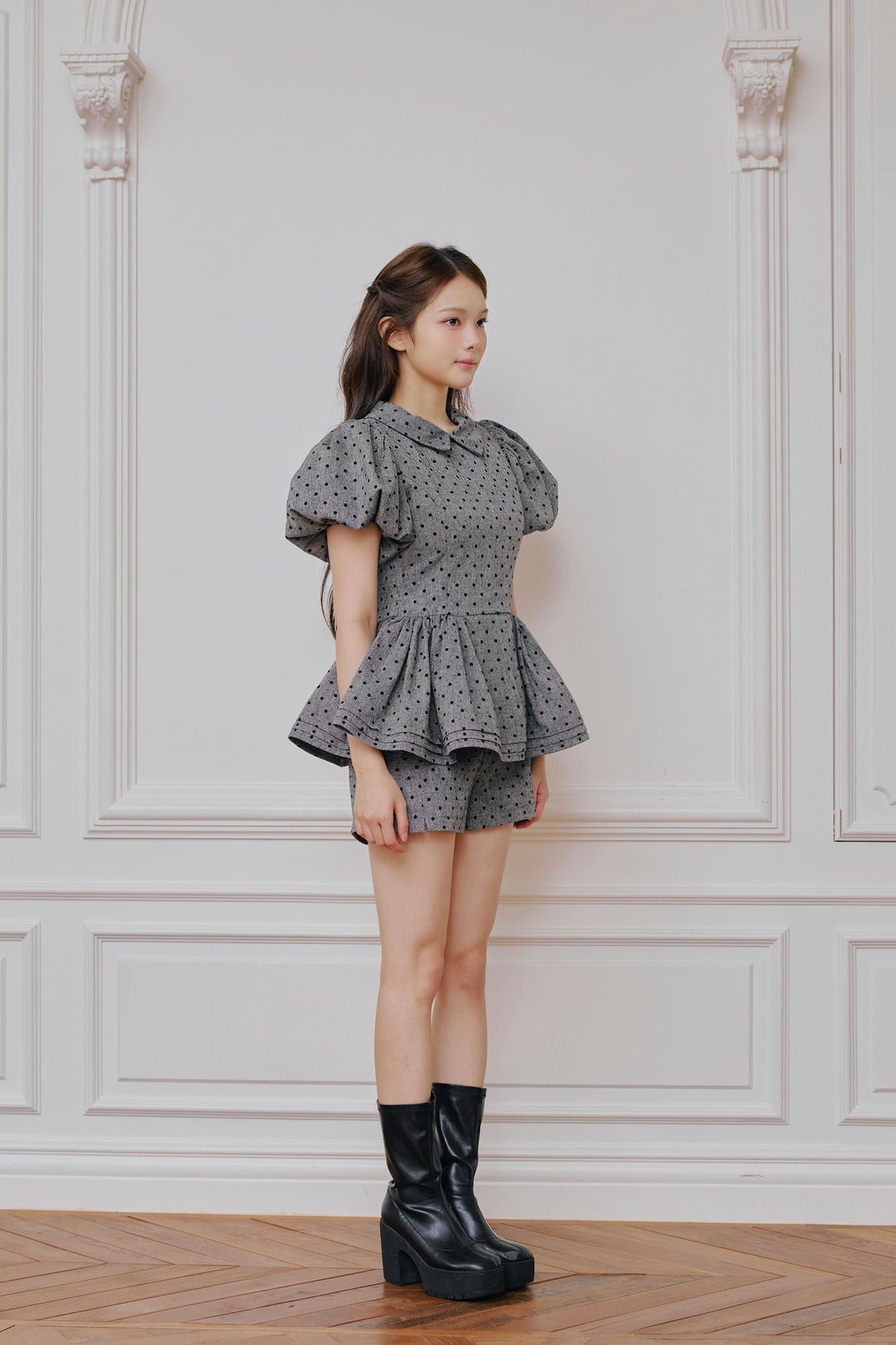 Daisy tweed short pants
