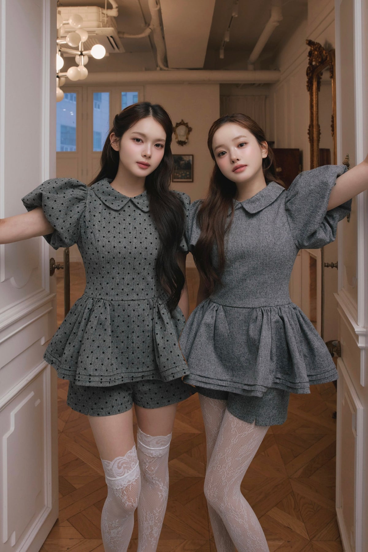 Daisy tweed short pants