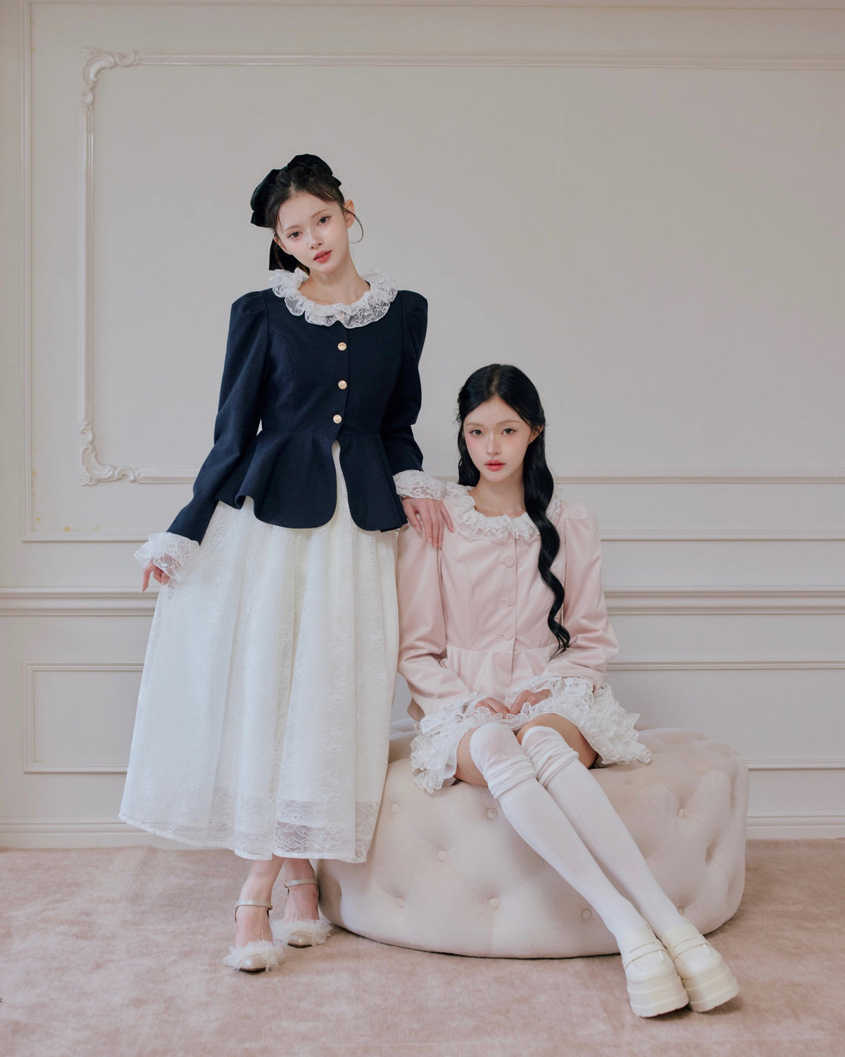 classical peplum jacket