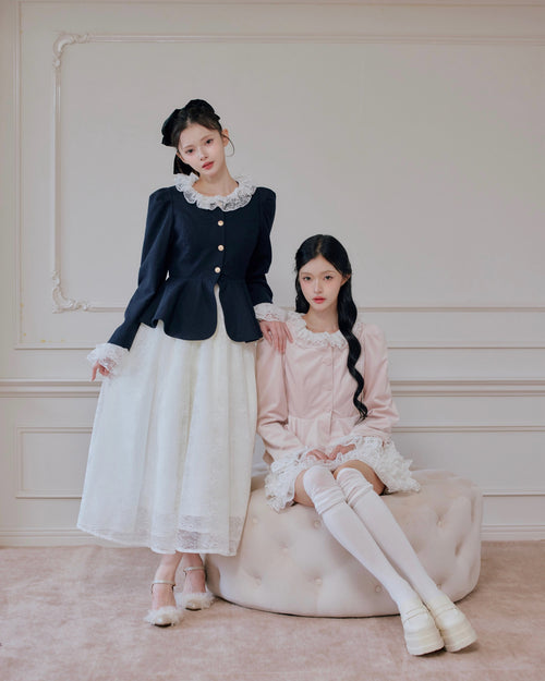 classical peplum jacket