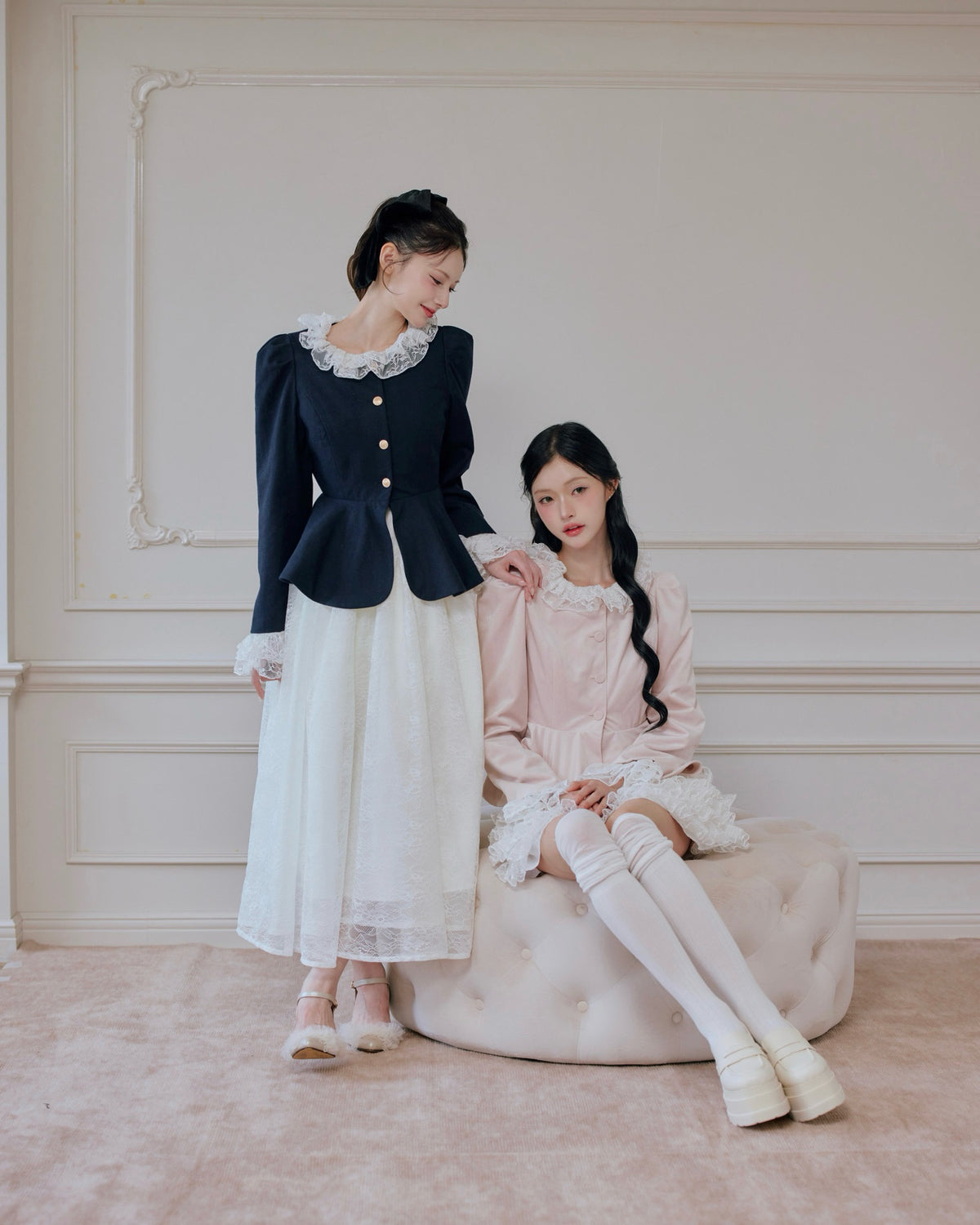 classical peplum jacket