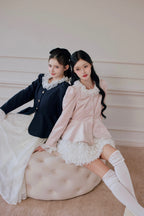 classical peplum jacket