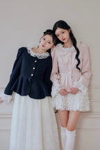 classical peplum jacket