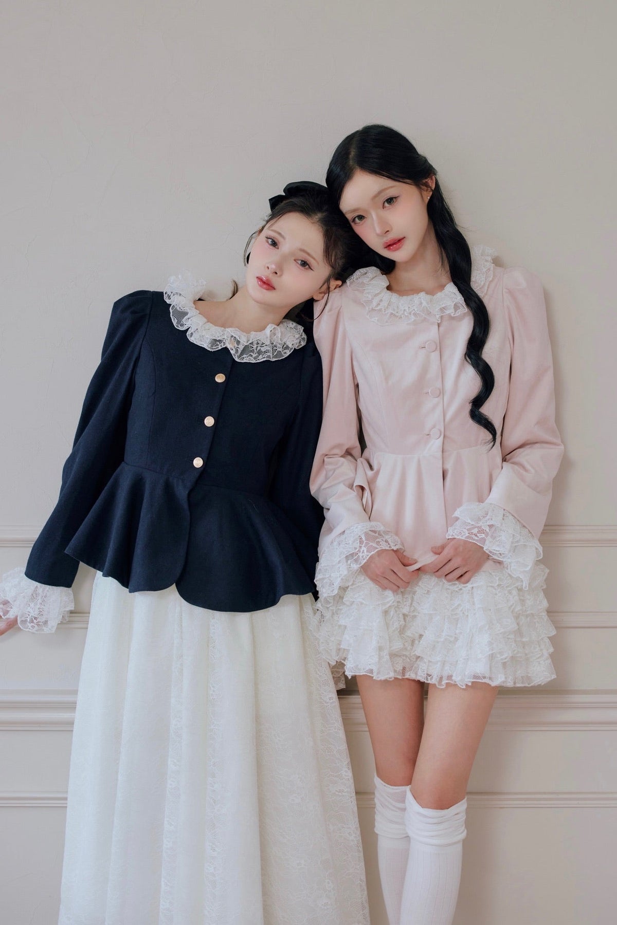 classical peplum jacket