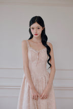 lace corset long one-piece