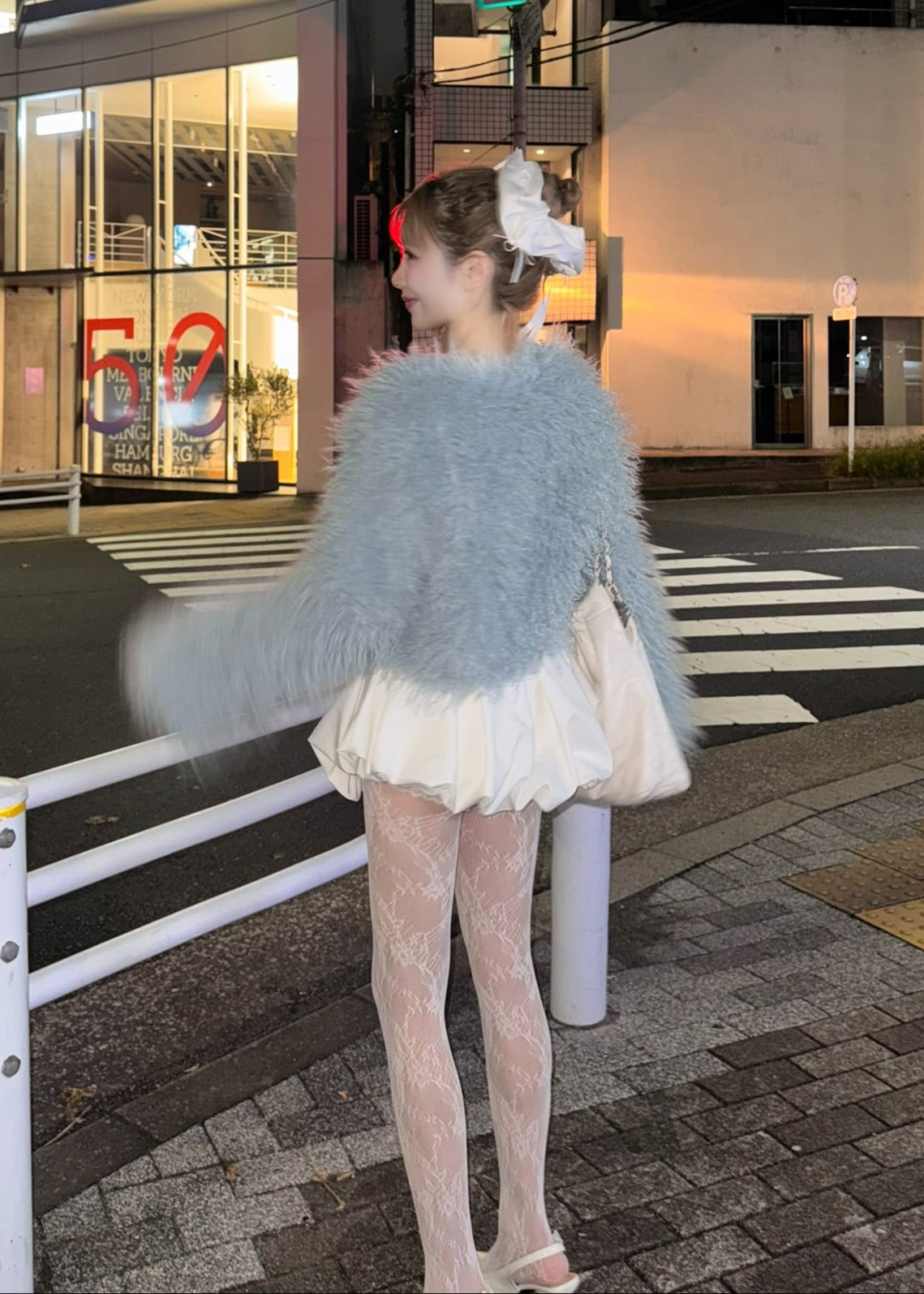 Fluffy fur jacket