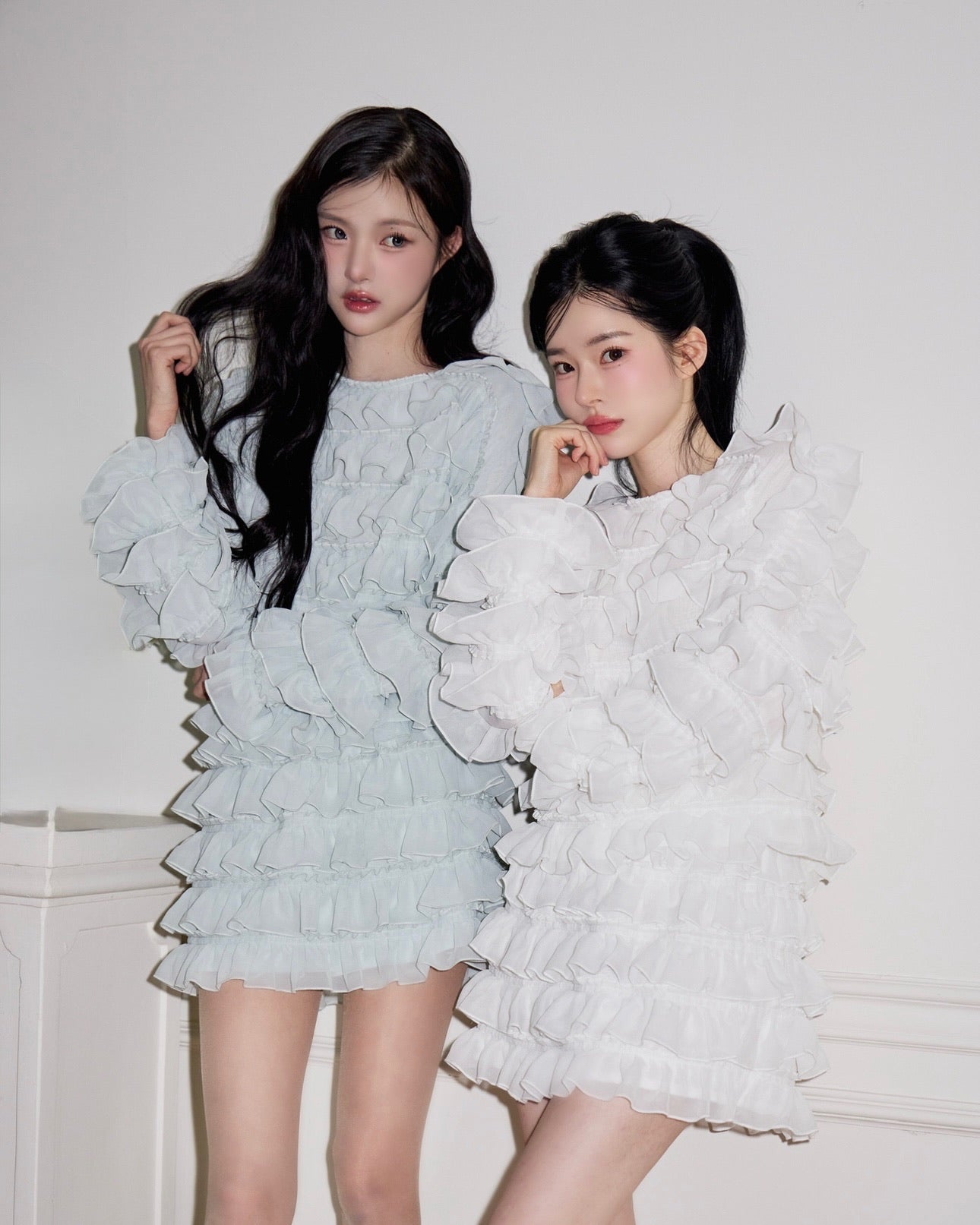 sweet pea chiffon frill tops