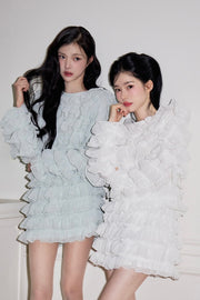 sweet pea chiffon frill tops