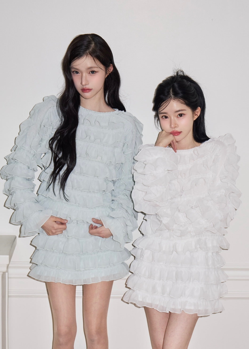 sweet pea chiffon frill tops