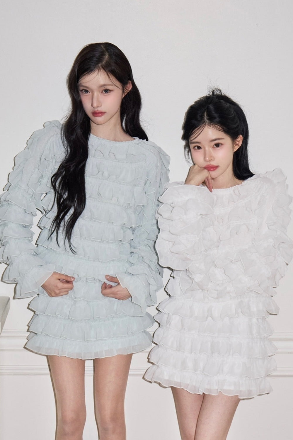 sweet pea chiffon frill skirt