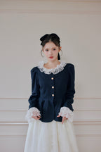 classical peplum jacket
