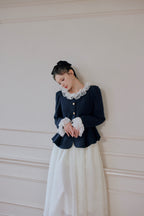 classical peplum jacket