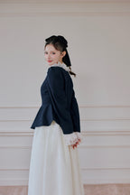 classical peplum jacket