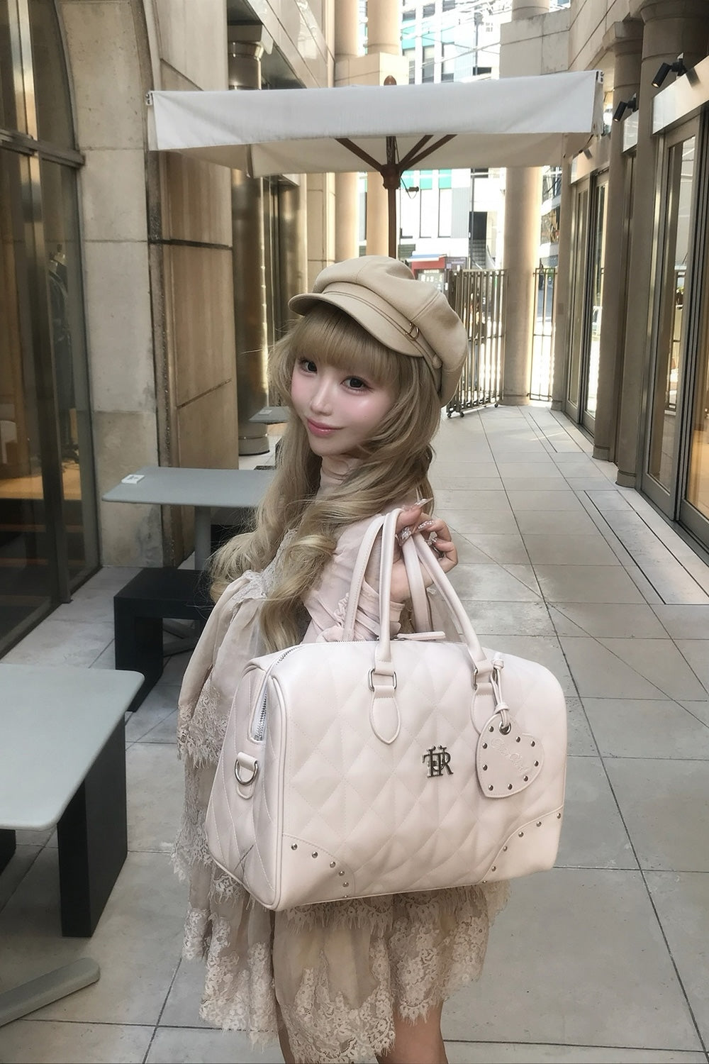 Treat Ürself original quilting boston bag