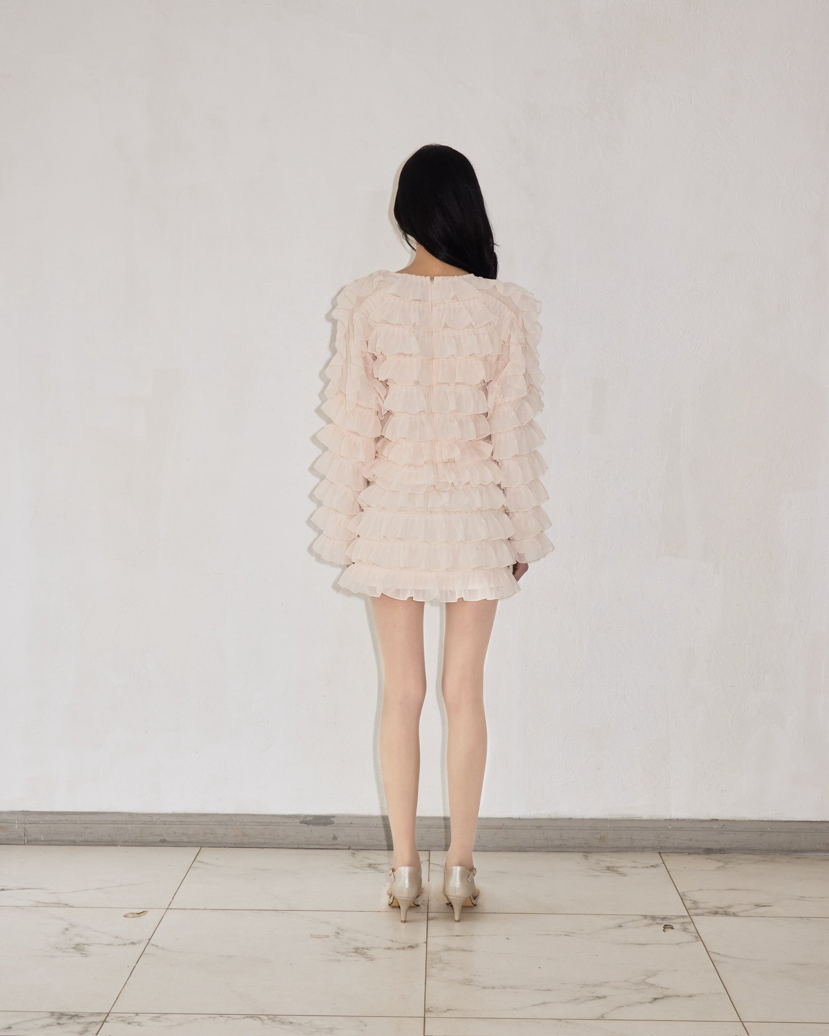 sweet pea chiffon frill skirt