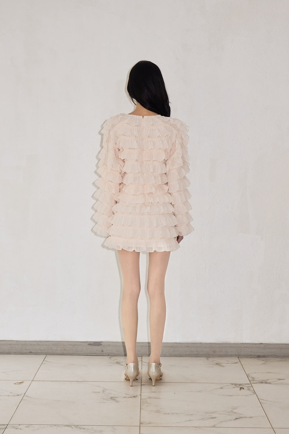 sweet pea chiffon frill skirt