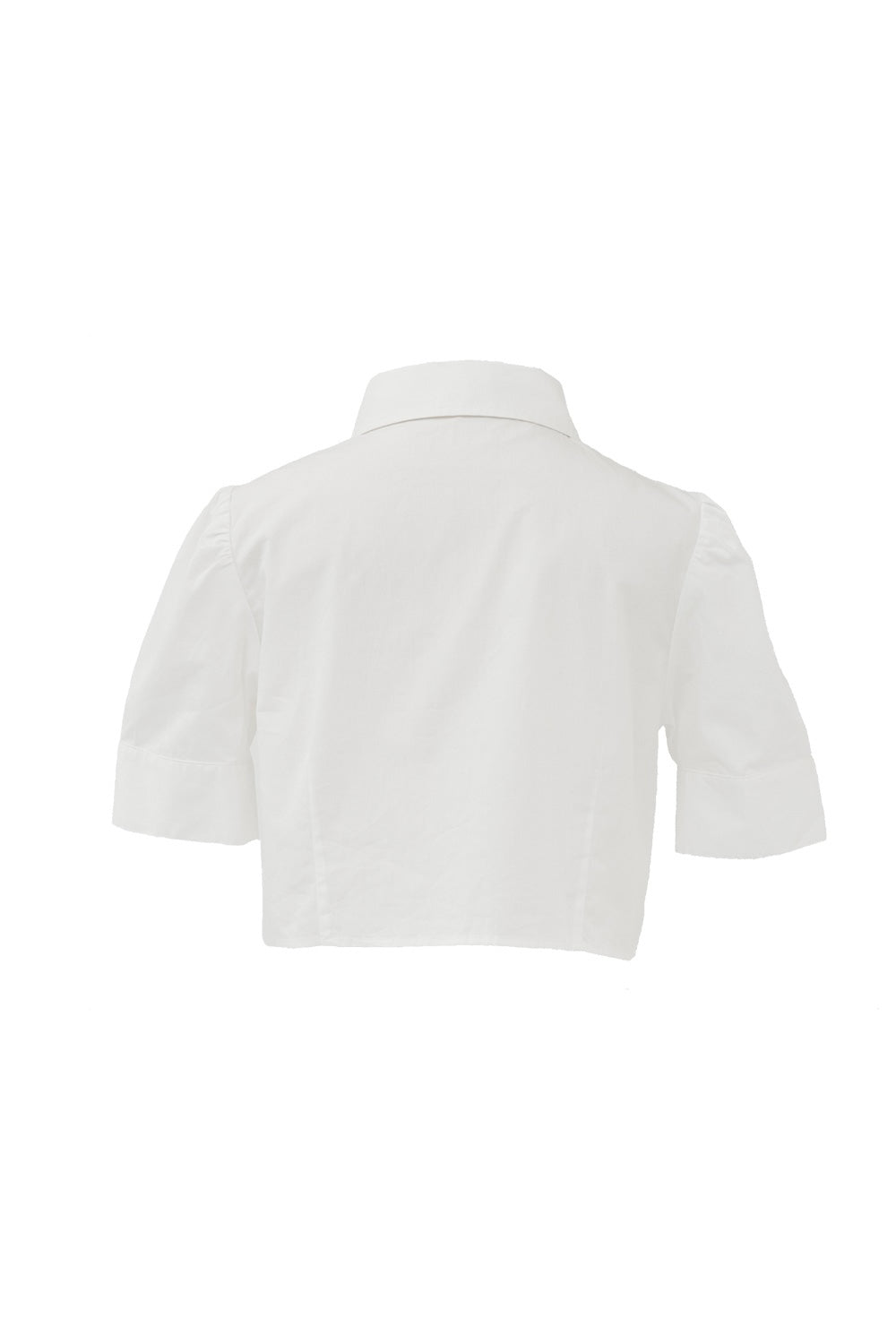 whip cream frill blouse