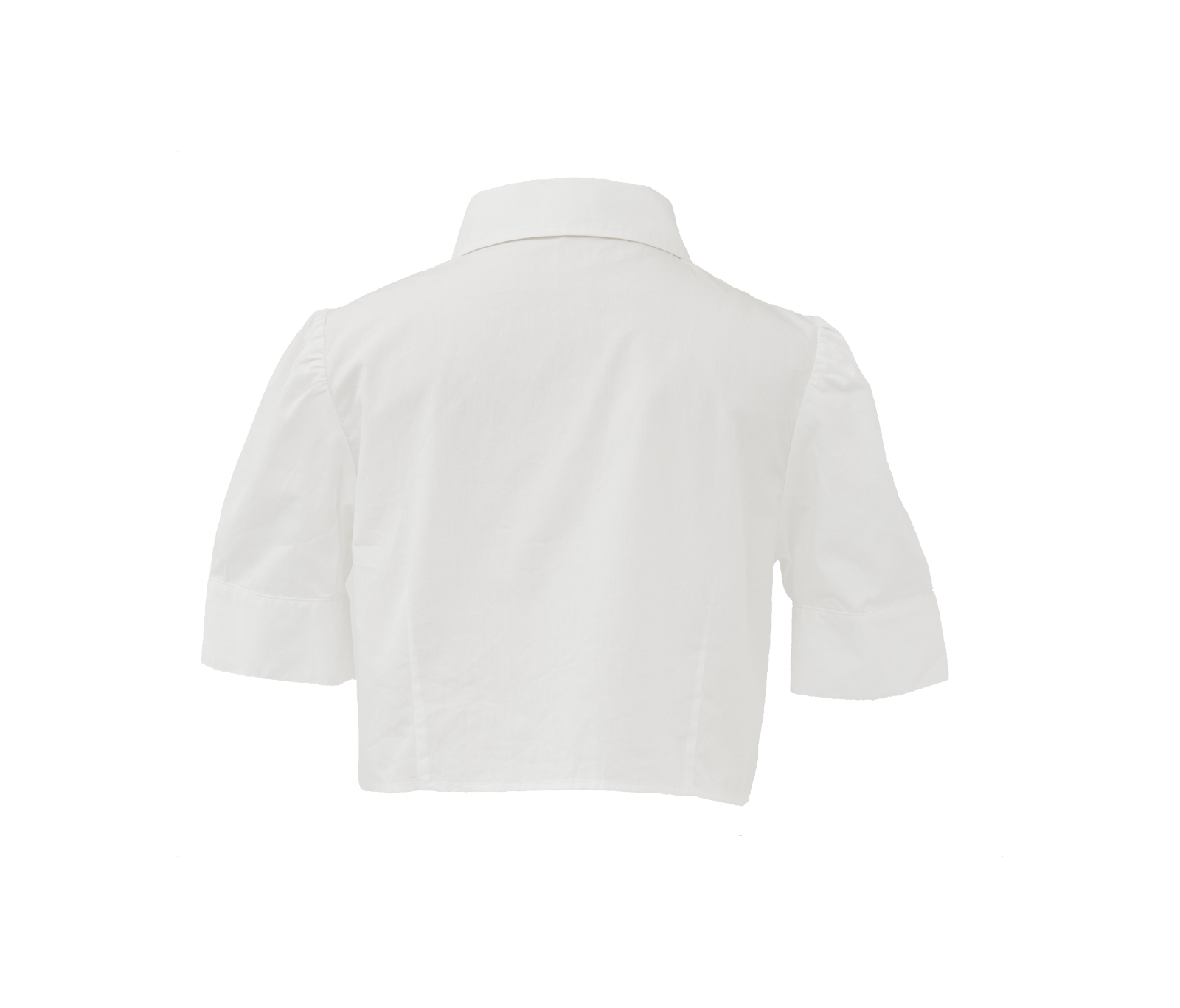 whip cream frill blouse