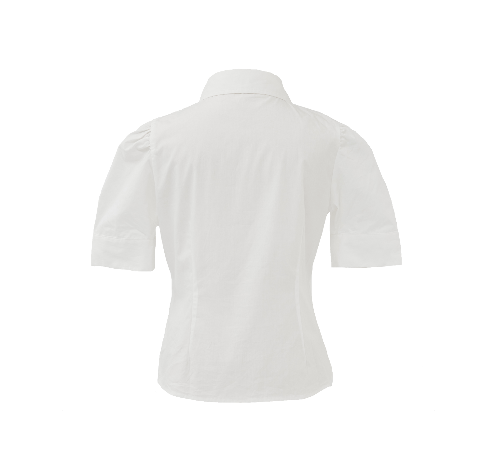 whip cream frill blouse